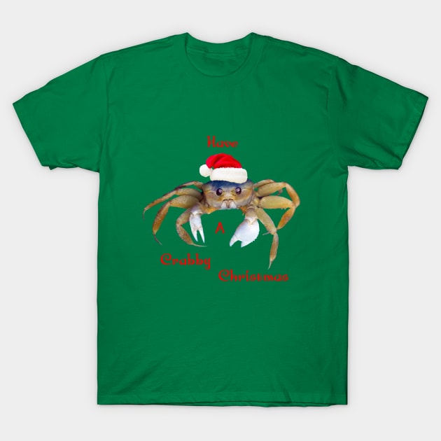 Crabby Christmas T-Shirt by Astrablink7